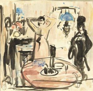 Femme Devant La Glace by Rik Wouters