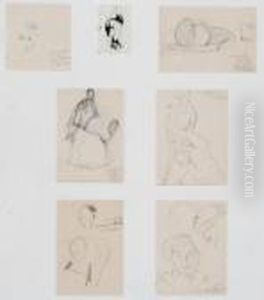 Pesronnages Et Nature Morte by Rik Wouters