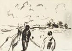 Promenade Au Bord De L'eau, Amsterdam by Rik Wouters