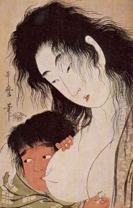Yama-Uba and Kintaro by Kitagawa Utamaro