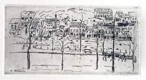 L'avenue Sous La Pluie by Rik Wouters