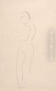 Nel Debout by Rik Wouters