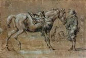 Cavalier Et Son Cheval