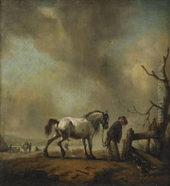 Landskap Med Rastande Hast - view 1