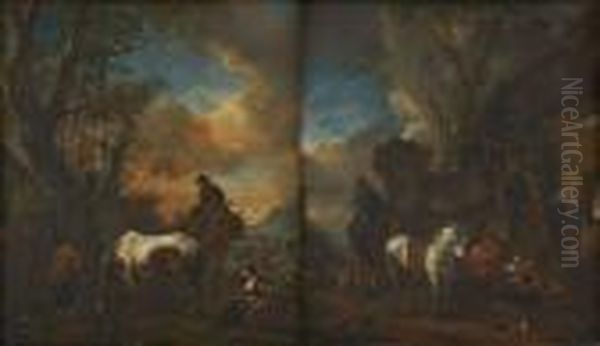 Le Repos Du Cheval Pres De L'ane - view 1