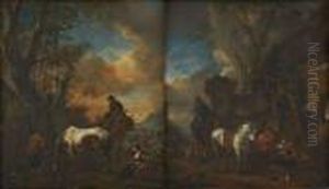 Le Repos Du Cheval Pres De L'ane Le Repos Du Cheval Pres De L'ane