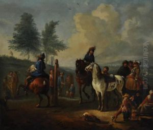 The Hunting Party by Pieter Wouwermans or Wouwerman