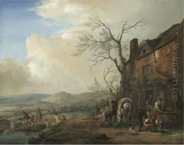 Landscape With Peasants - view 1