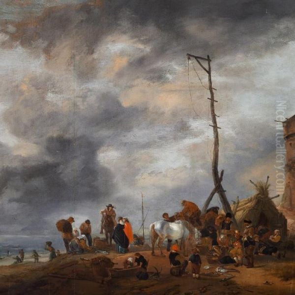 The Catch Of The Day Is Being Brought Ashore - view 1