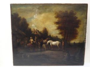La Halte by Pieter Wouwermans or Wouwerman