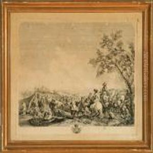 Four Hunting And Camp Scenes Four Hunting And Camp Scenes