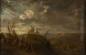 Das Heerlager by Pieter Wouwermans or Wouwerman