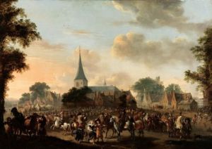 Festa Campestre by Pieter Wouwermans or Wouwerman