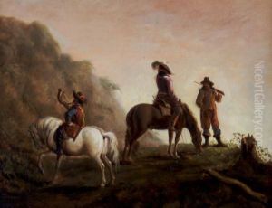 Scene From Don Quixote by Pieter Wouwermans or Wouwerman