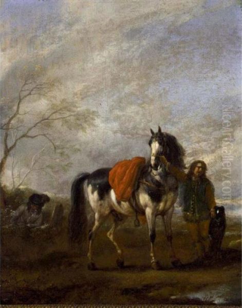 Horseman In A Landscape - view 1