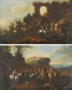 L?imboscata E La Trattativa Per
La Resa by Pieter Wouwermans or Wouwerman
