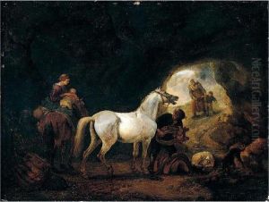 Indistinctly Signed With Monogram Lower Left: P Ls (in Ligature): W by Pieter Wouwermans or Wouwerman