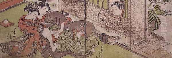 Lovers, from the Poem of the Pillow, published 1788 - view 1