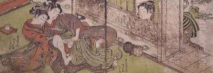 Lovers, from the Poem of the Pillow, published 1788 by Kitagawa Utamaro