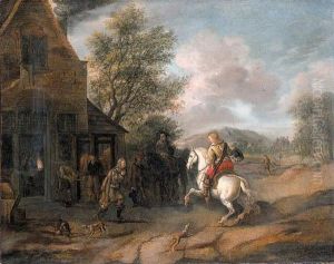 Travellers At The Blacksmith's