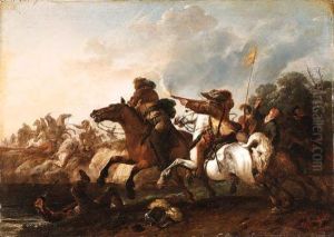Wouwerman, P. by Pieter Wouwermans or Wouwerman