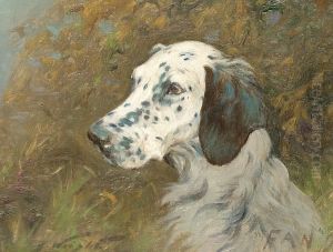 "fan", An English Setter by George Wright