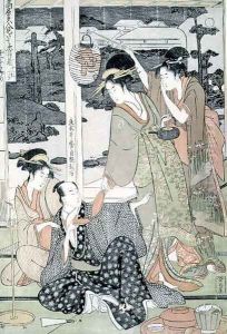 Scene 12, Comparison of celebrated beauties and the loyal league, c.1797