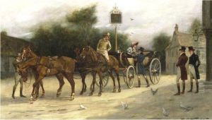 A Stop At The Bell Inn by George Wright