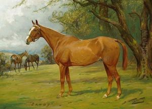 Portrait Of A Chesnut Hunter, 'sandy' Portrait Of A Chesnut Hunter, 'sandy'