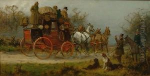 Passing Sportsmen On The Road, Autumn Passing Sportsmen On The Road, Autumn