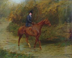 Portrait Of A Lady On Horseback