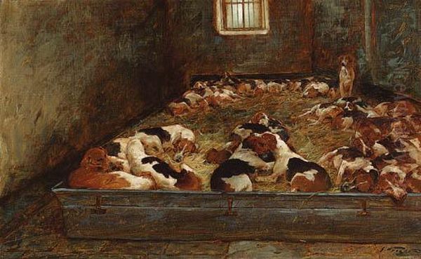 Hounds Resting - view 1