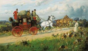 The Mail Coach by George Wright