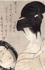 Young woman applying make-up, c.1795-96