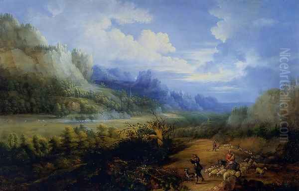 Landscape With Herdsmen And Their Sheep - view 1
