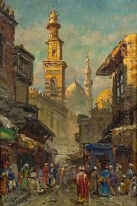 Orientalische Strassenszene