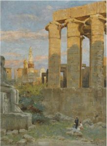 View Of The Abu Al-haggar Mosque At Luxor