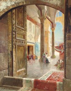 The Great Umayyad Mosque, Damascus by Carl Wuttke