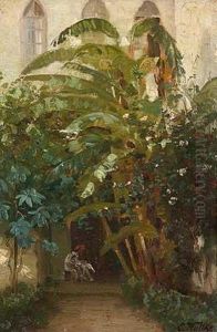 Orientalischer Innenhof by Carl Wuttke