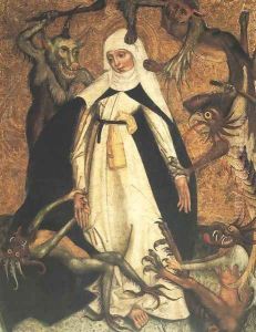 St. Catherine of Siena Besieged by Demons