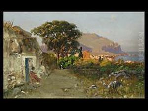 Ansicht Von Palermo, Sizilien. by Carl Wuttke