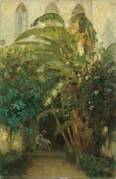 Palmen Vor Einer Moschee In Tunis. - view 1