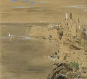 Korsika - Steilklippen Von
Bonifacio by Carl Wuttke