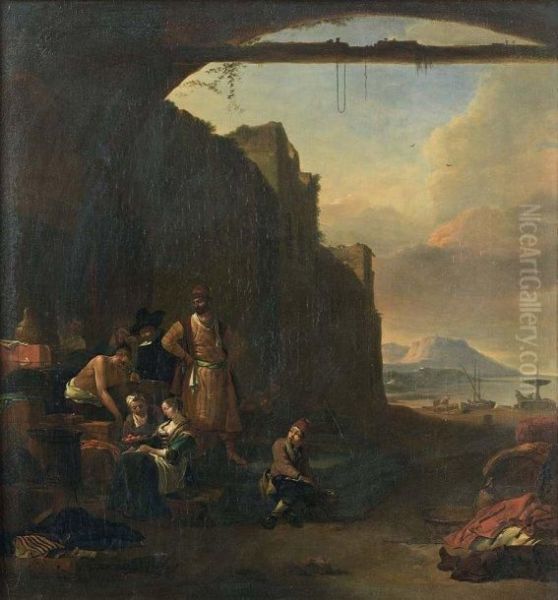 Scene De Marche Dans Un Port Mediterraneen - view 1