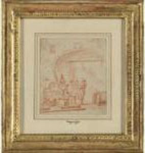 Harbor Scene Harbor Scene