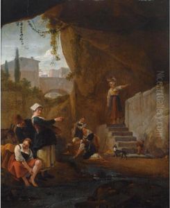 Other Properties
 

 
 
 

 
 An Interior Of A Cave With Women Washing Their Laundry In A Stream