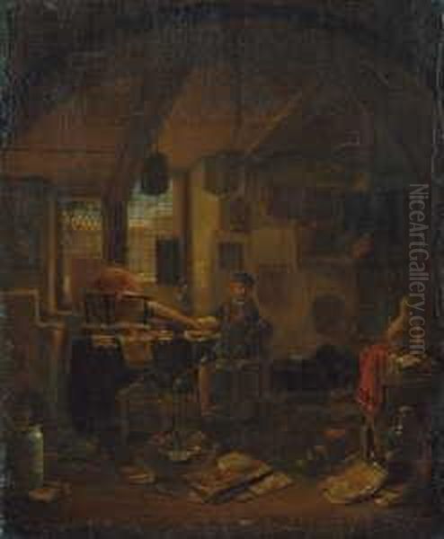 Der Alchimist In Seinem Laboratorium. - view 1
