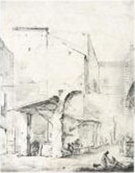 A Roman Courtyard - view 1