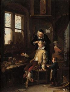 The Barber Shop by Thomas Wyck