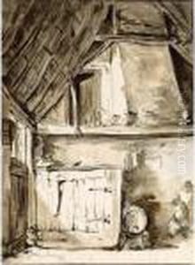 A Corner Of A Barn Interior